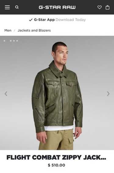 ジャケット・アウター G-STAR RAW BIKER HIGHWAY LEATHER JACKET g-star-biker-leather-jacket-