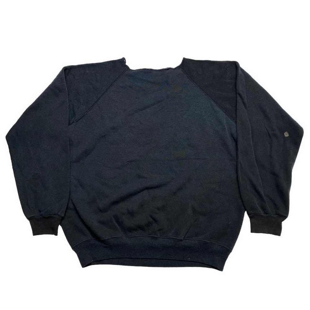 Vintage Distressed BL Gucci Print Black Sweatshirt - image 3