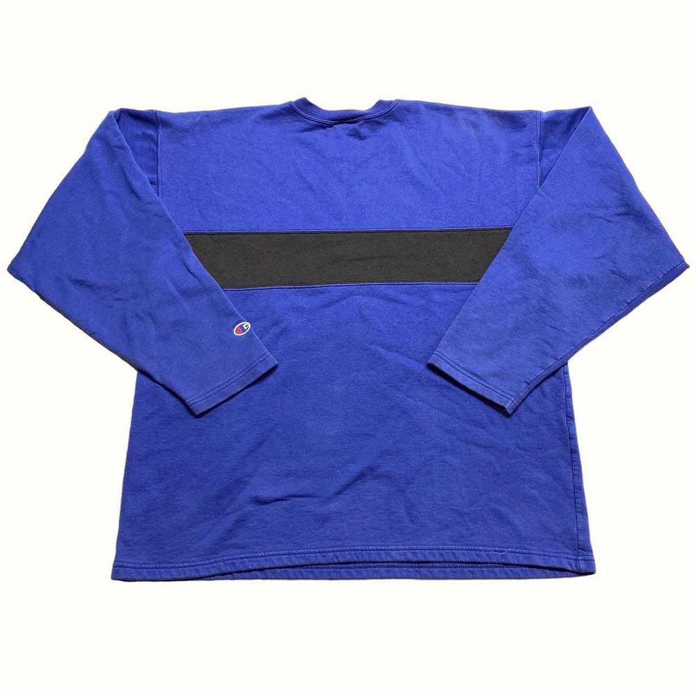 Champion CHAMPION Vintage Indigo Blue Black Strip… - image 3