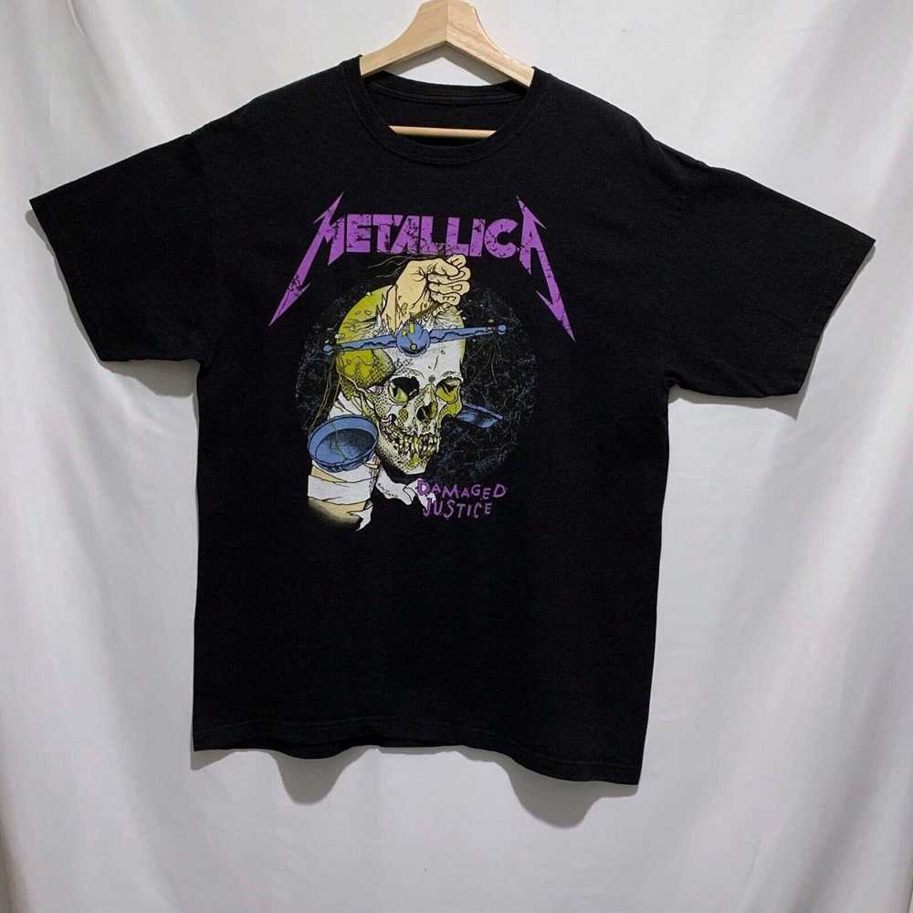 Band Tees × Metallica Metallica Damaged Justice R… - image 2