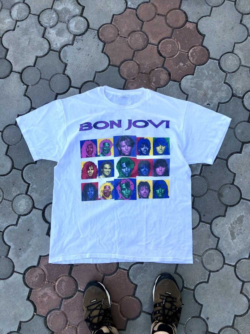 Band Tees × Bon Jovi × Vintage Vintage Bon Jovi 1… - image 3