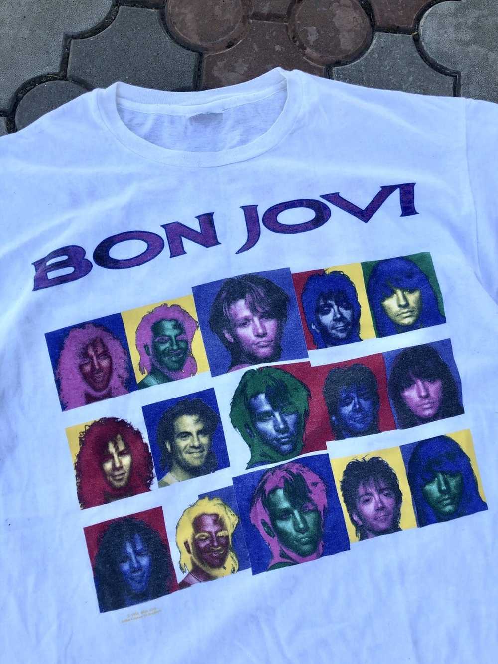 Band Tees × Bon Jovi × Vintage Vintage Bon Jovi 1… - image 4