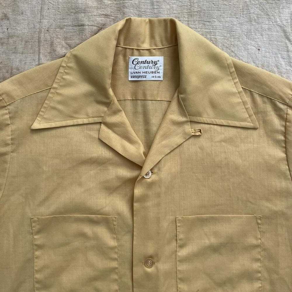 Van Heusen × Vintage Vintage 60s Loop Collar Shirt - image 3