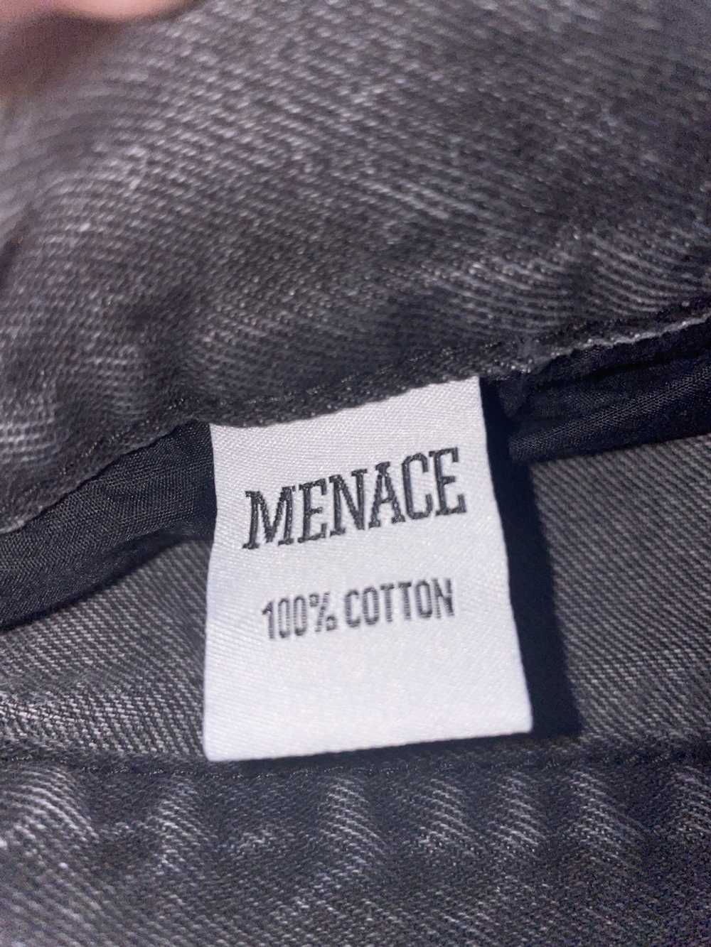 Menace Distressed Stencil Denim Pants Menace LA - image 6
