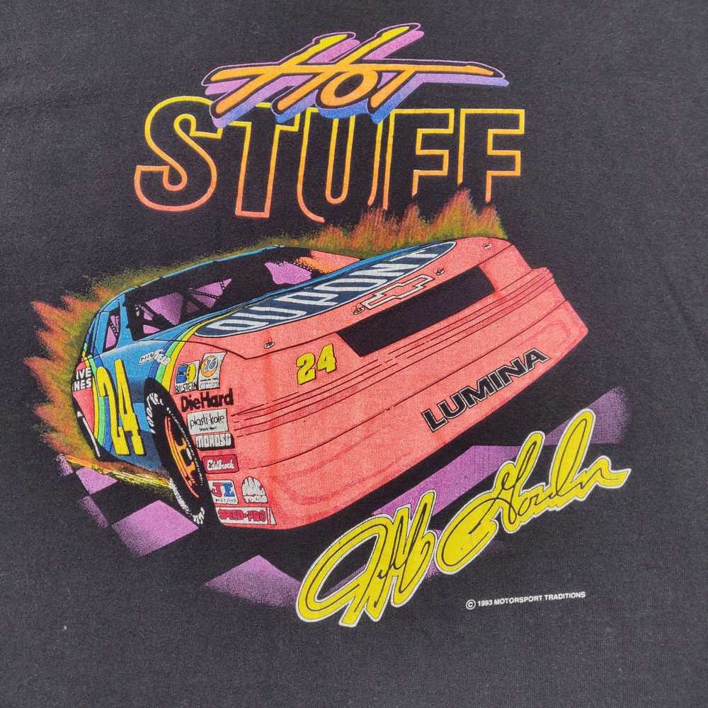 NASCAR × Racing × Vintage Vintage racing black t … - image 4