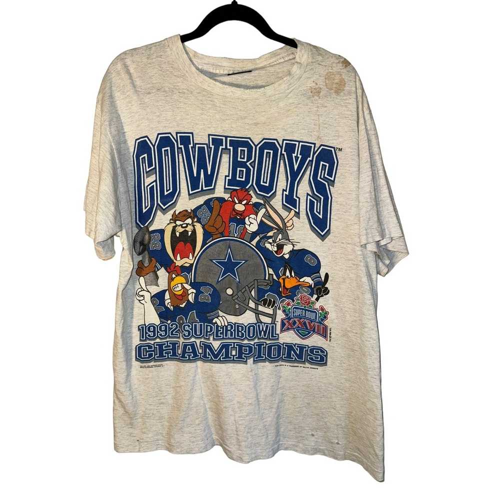 93' Dallas Cowboys T Shirt Size L $50 93' Dallas Cowboys Looney Tunes  Lineup T Shirt Size L $45 94' Dallas Cowboys Coach Elmer Fudd T Shirt…