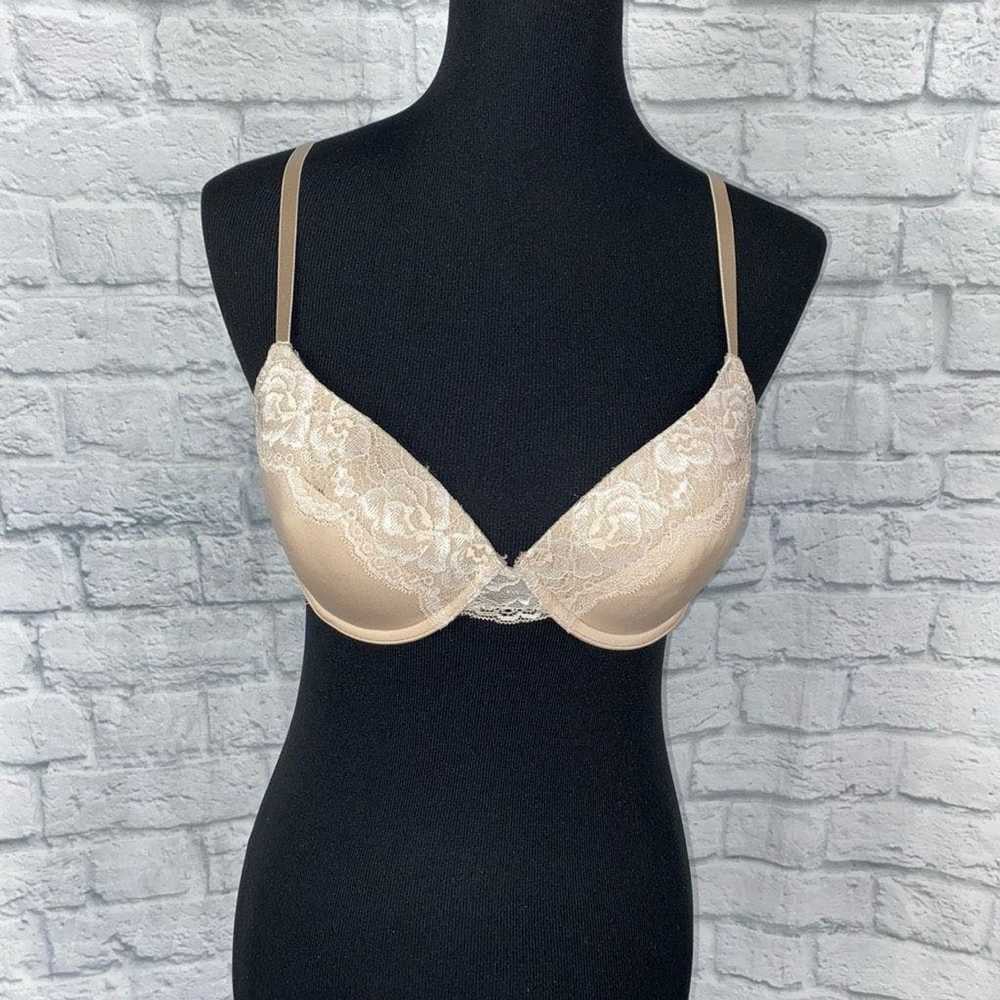 Other Maidenform women 34C beige push up underwir… - image 1