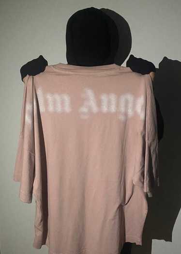 Palm Angels Palm Angels Blurred Logo Over Tee