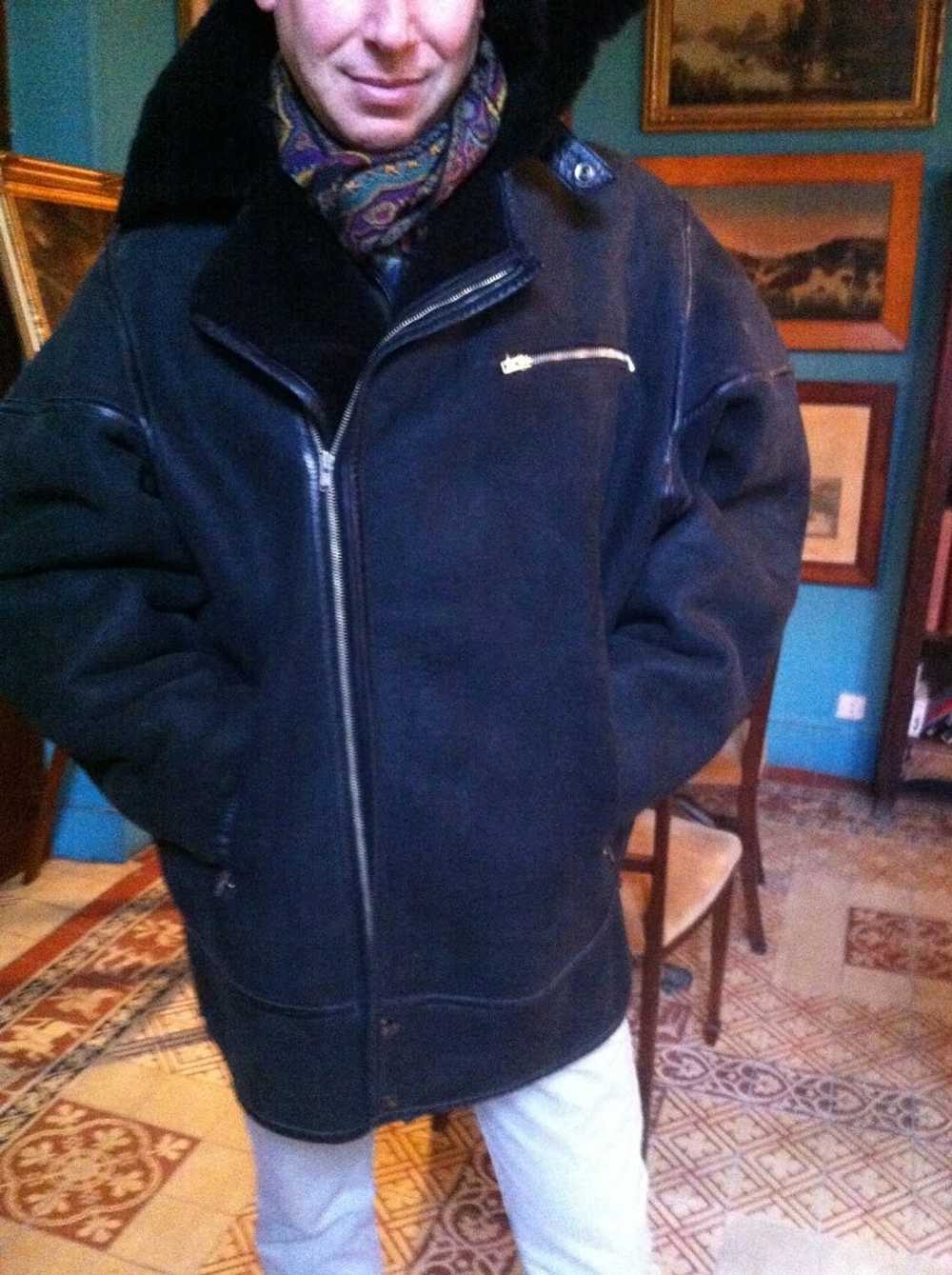 Alaia Alaia Black Shearling Jacket - image 7
