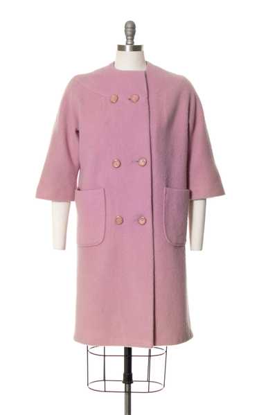 1960s Pastel Purple Wool Coat | small/medium