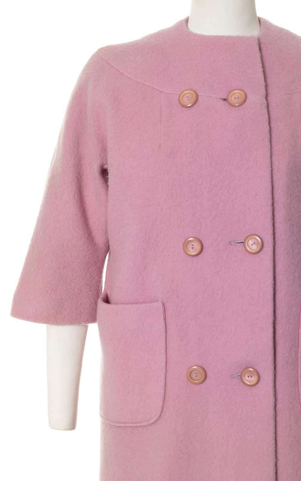 1960s Pastel Purple Wool Coat | small/medium - image 2