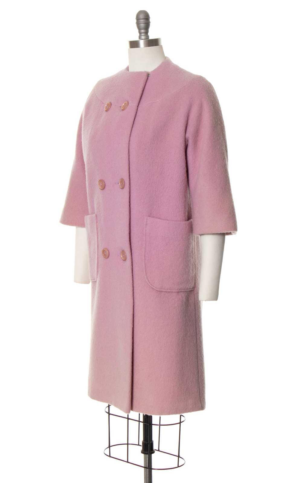 1960s Pastel Purple Wool Coat | small/medium - image 3