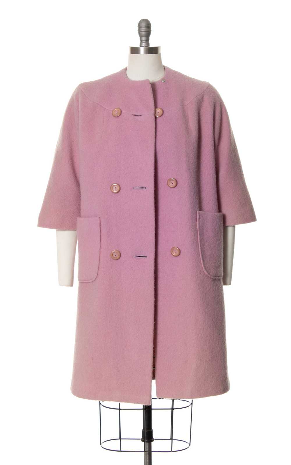 1960s Pastel Purple Wool Coat | small/medium - image 5