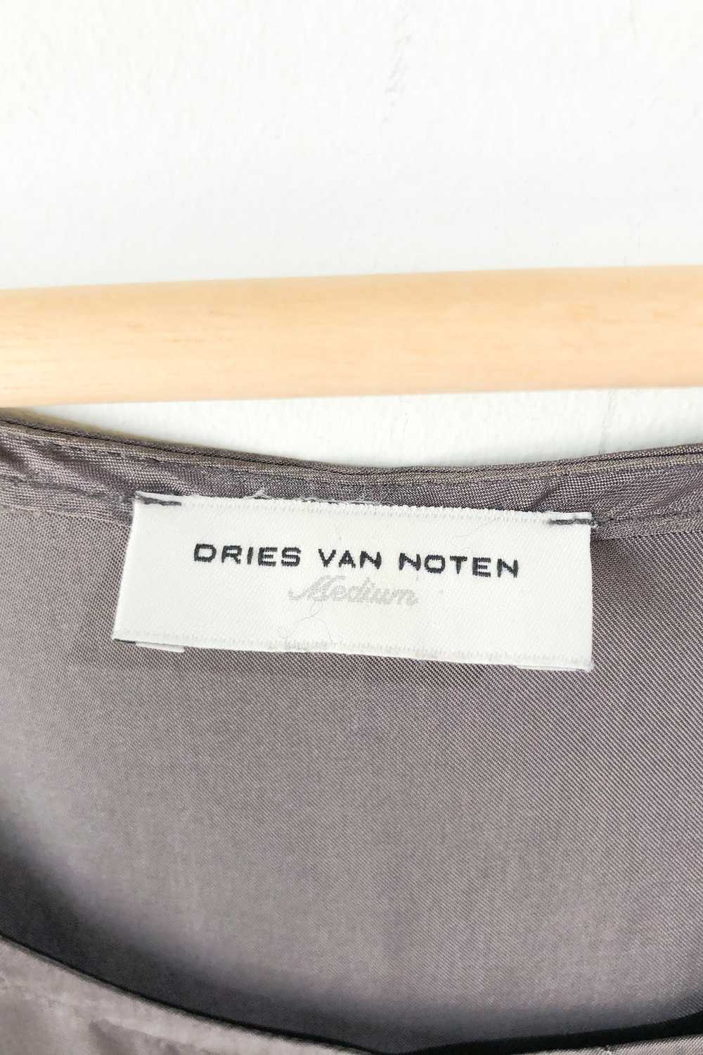 Dries van Noten Silver Belted Dress - image 12