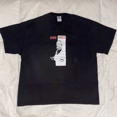 90S DELTA THE SIMPSONS SCARFACE Tシャツ XL Y2K Homer Simpson The Simpsons Scarface Graphic Shirt Tee