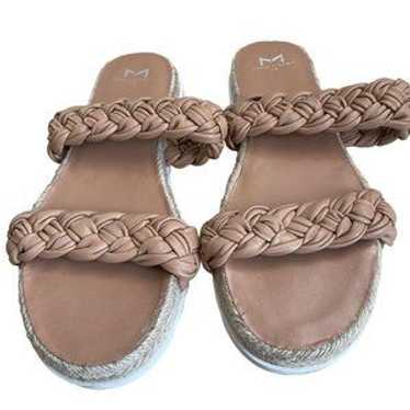 Marc Fisher Jaimee Leather Slide Sandal Size 8.5 - image 1