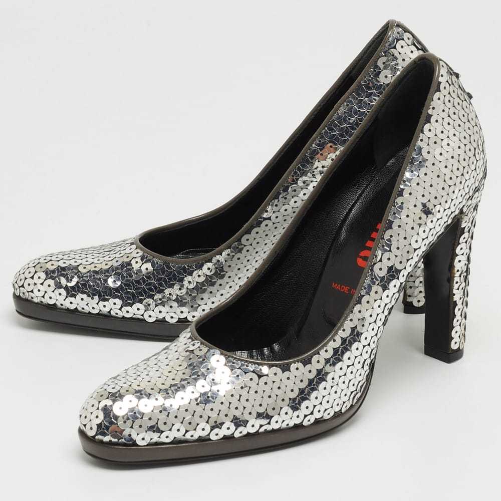 Miu Miu Glitter heels - image 2