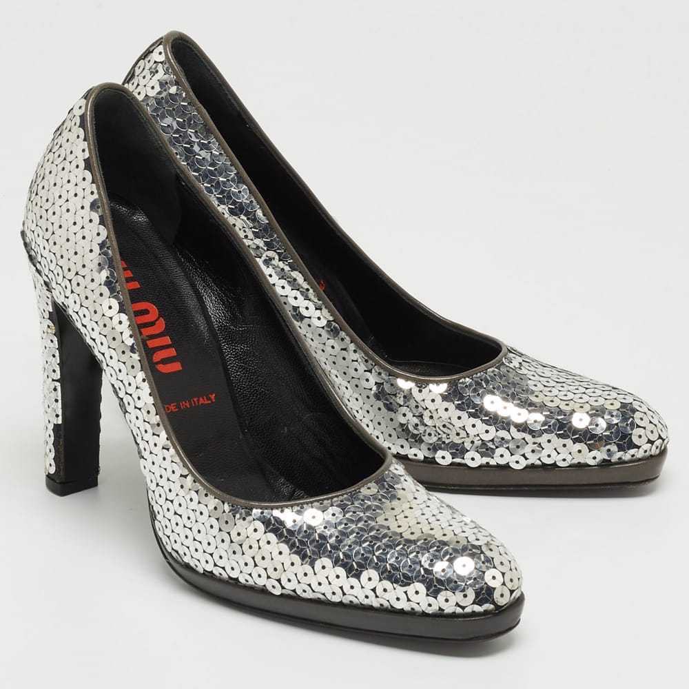 Miu Miu Glitter heels - image 3