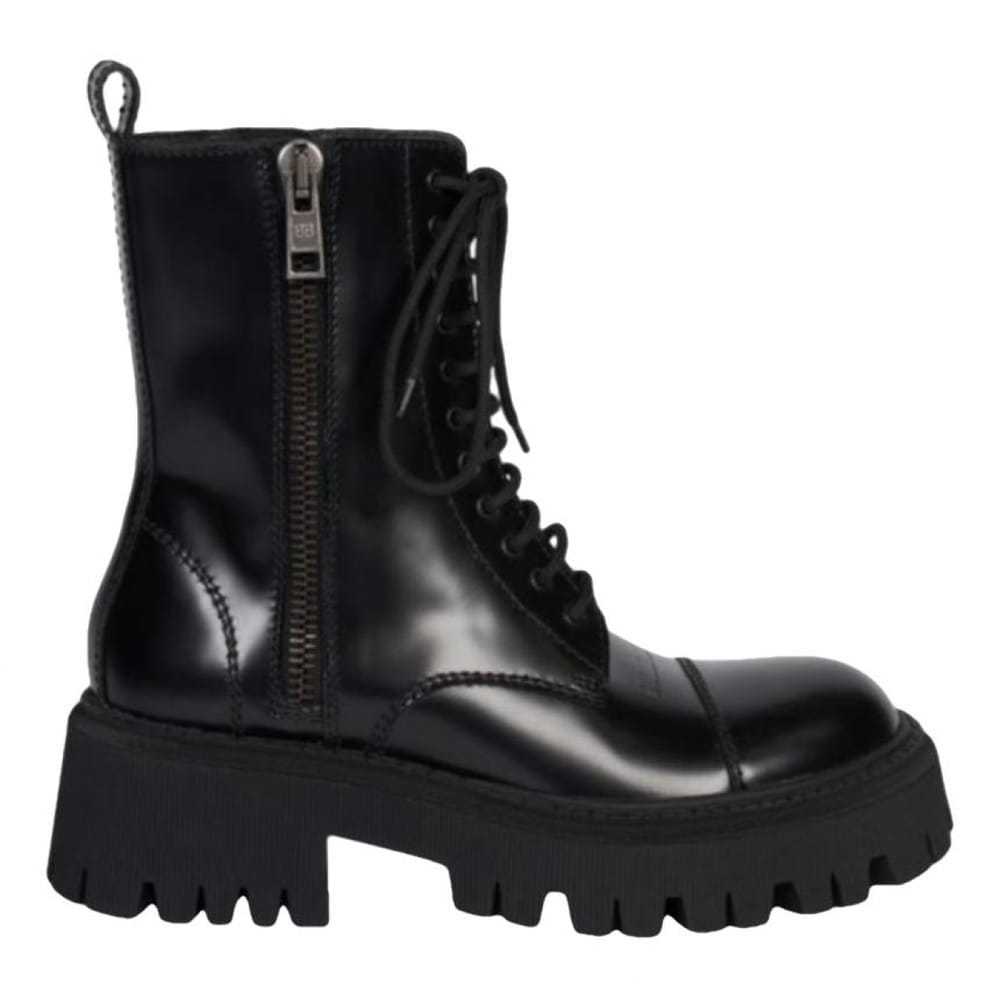 Balenciaga Leather biker boots - image 1