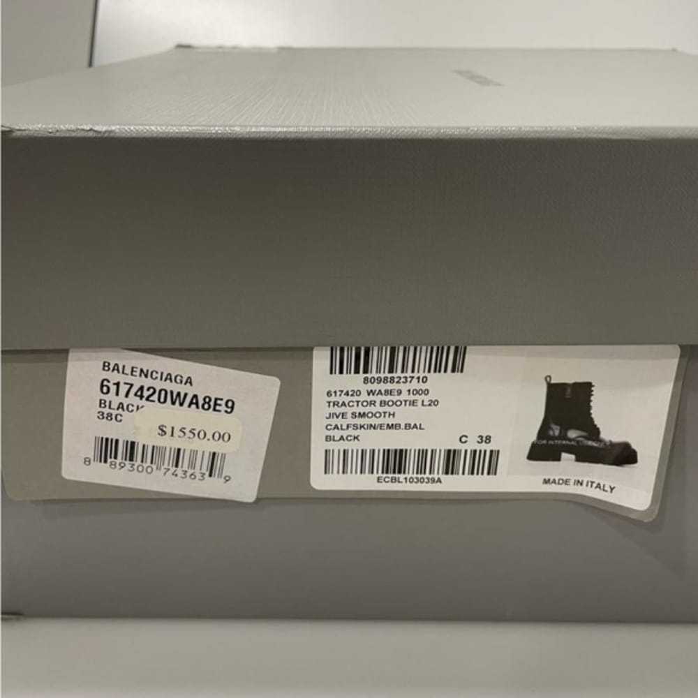 Balenciaga Leather biker boots - image 4