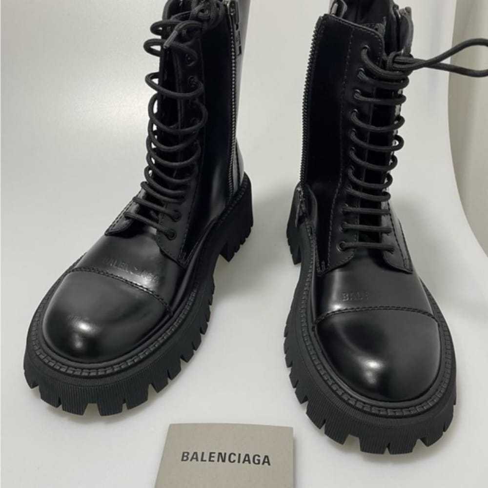 Balenciaga Leather biker boots - image 5