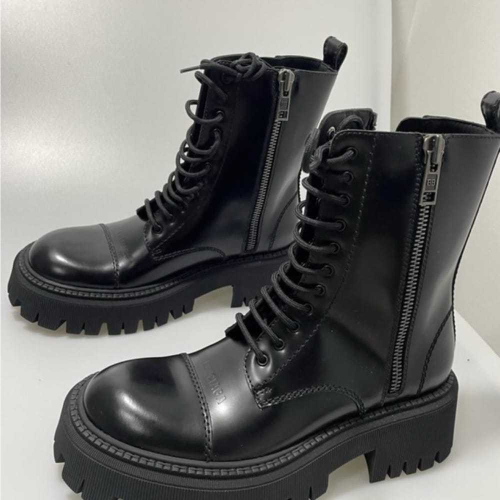 Balenciaga Leather biker boots - image 8