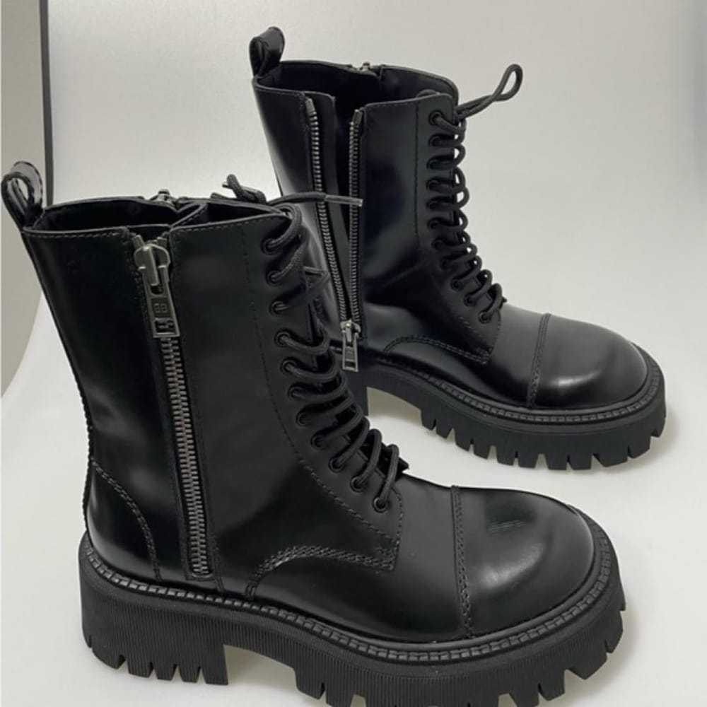 Balenciaga Leather biker boots - image 9