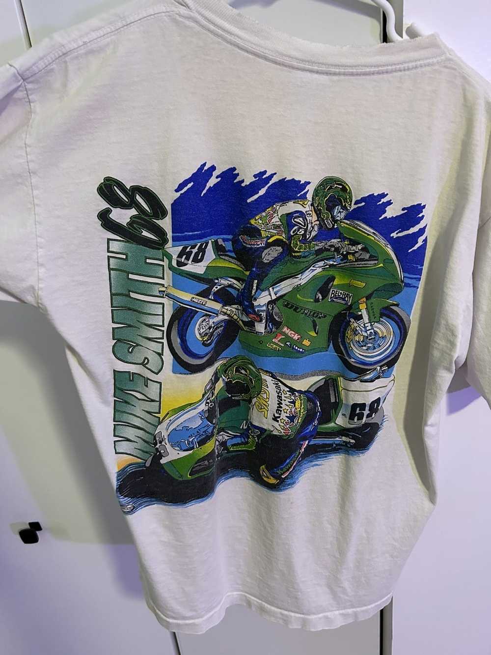 Streetwear × Vintage Kawasaki Vintage Racing tee - image 1