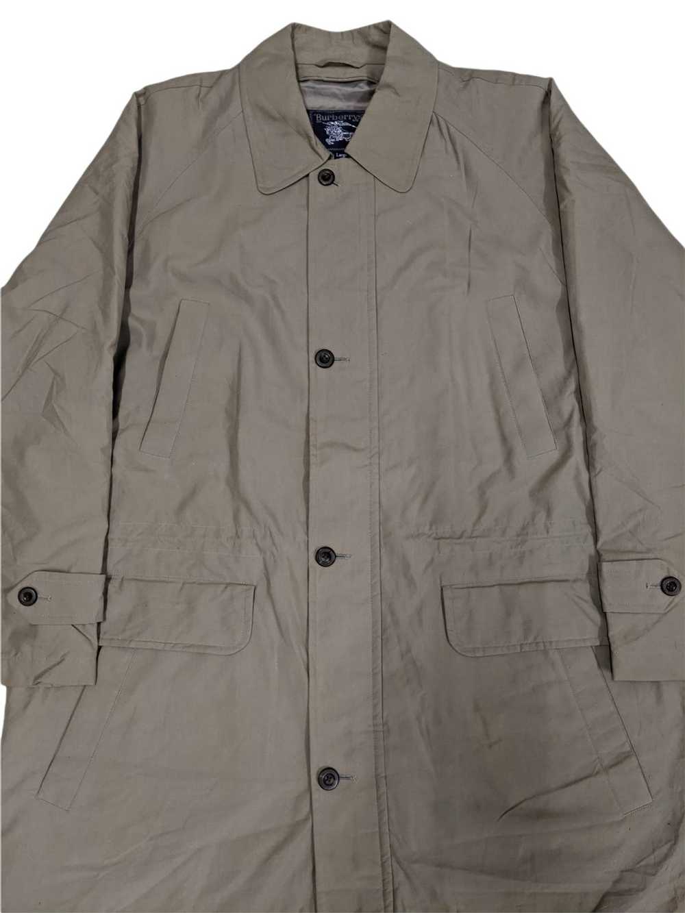 Burberry × Vintage Vtg Burberry Overcoat Jacket - image 2