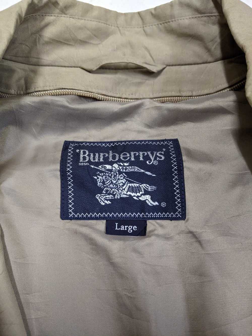 Burberry × Vintage Vtg Burberry Overcoat Jacket - image 7
