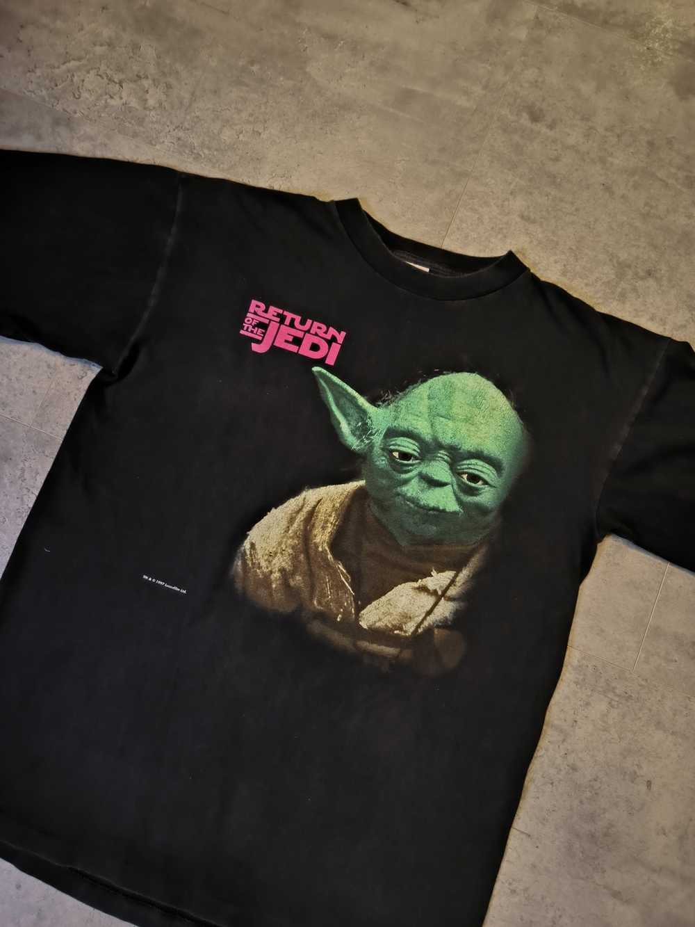 Star Wars Vintage Star Wars Yoda Promo Shirt 1997… - image 2