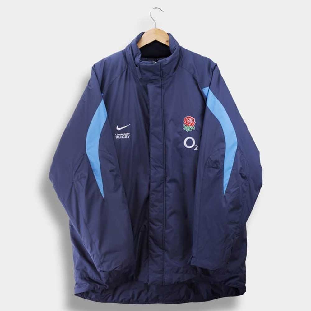 Nike × Vintage Nike England Rugby Padded Jacket L - image 1