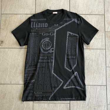 Galliano t shirt newspaper - Gem