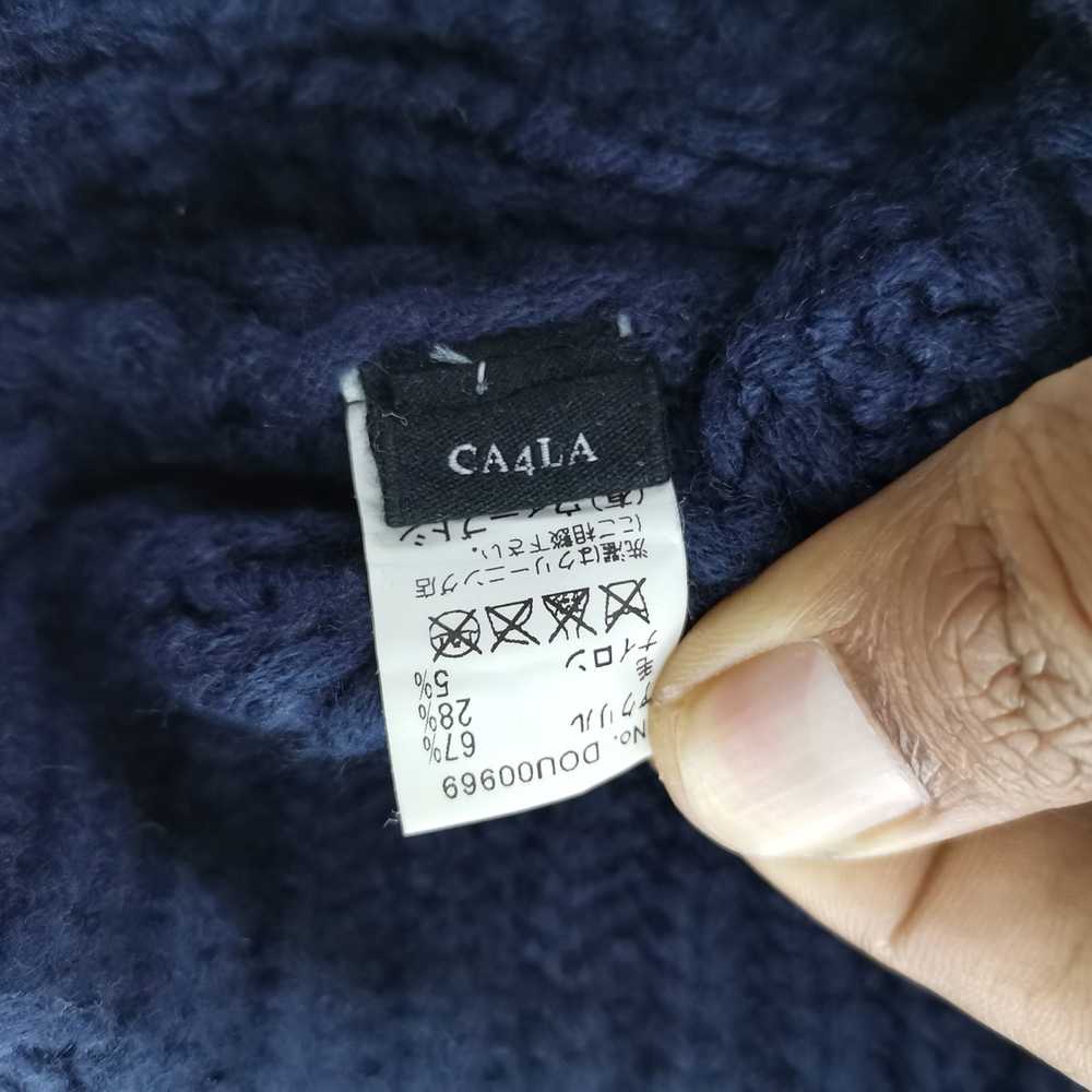 Ca4la × Japanese Brand Vintage Beanie Knit Cable … - image 5
