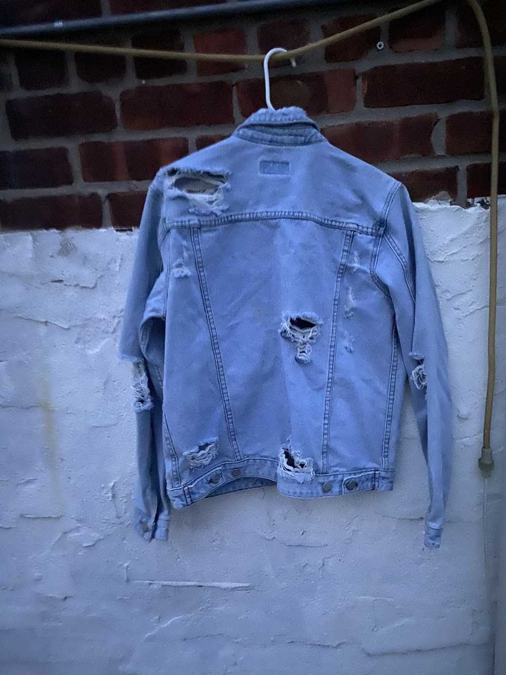 Asos Blue Light Wash Jean Jacket - image 2