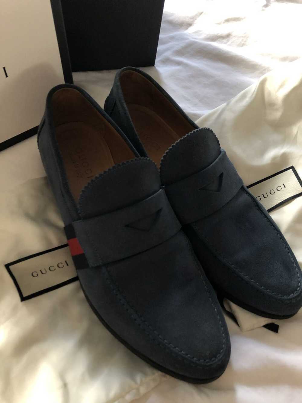 suede driver loafers