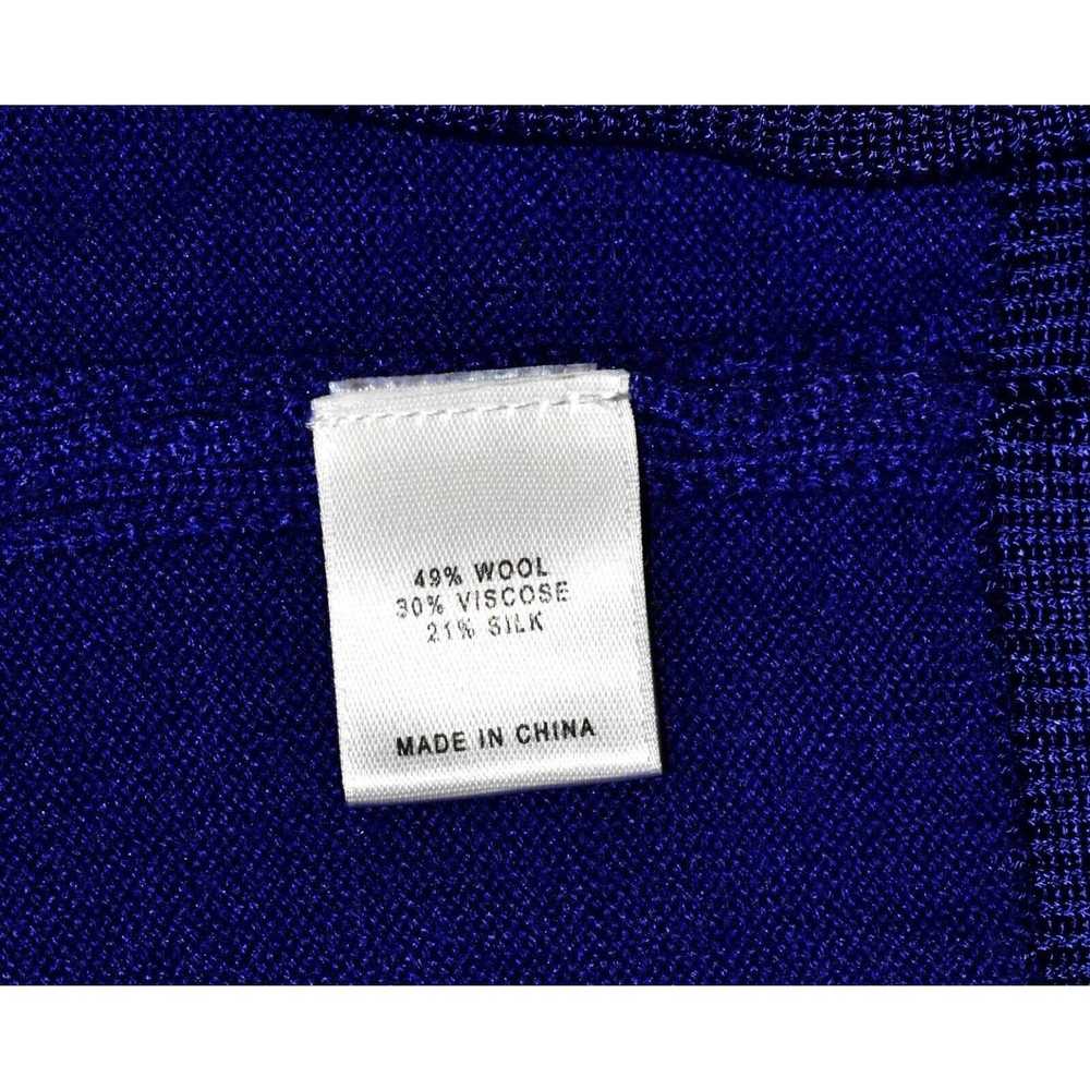 St. John Couture ST JOHN Navy Blue Wool & Silk Bl… - image 6