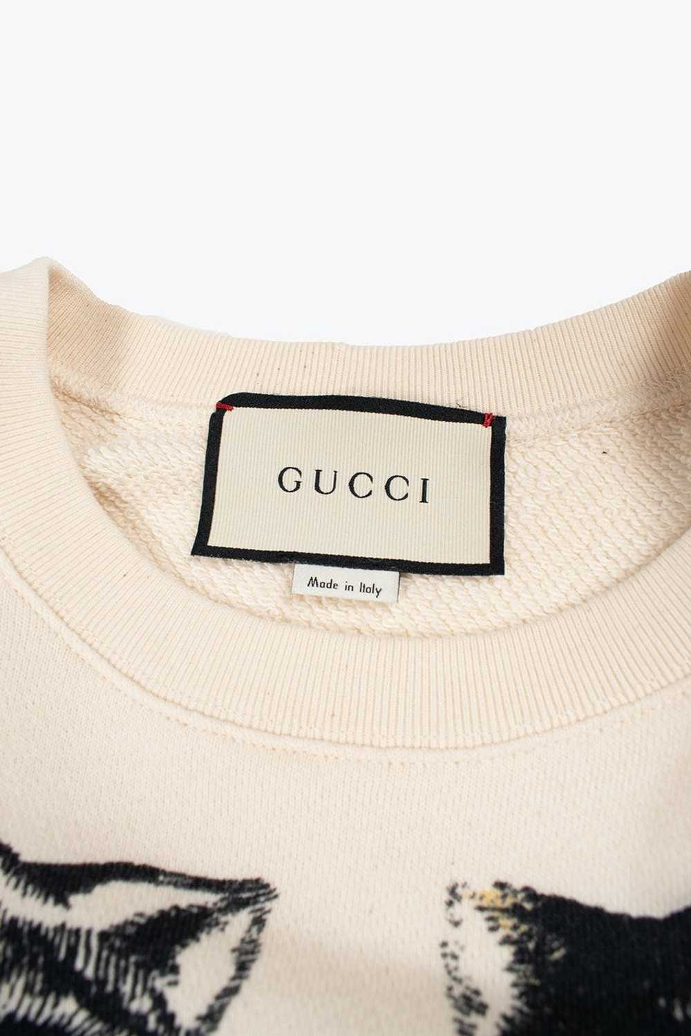 Gucci Logo / Tiger Face Print Oversized Sweatshirt - image 3