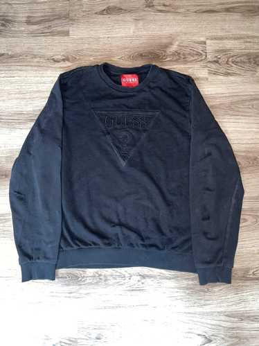 Guess GUESS all black crewneck