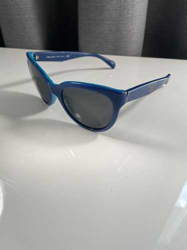Prada Prada Milano SPR 05P-A Blue Frame Cat Eye Su