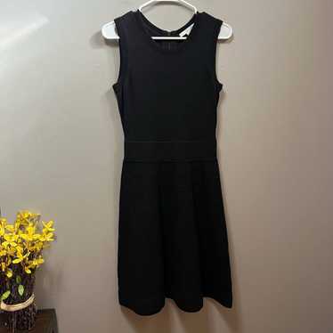 Boden Boden Black Fit And Flare Sleeveless Ribbed 