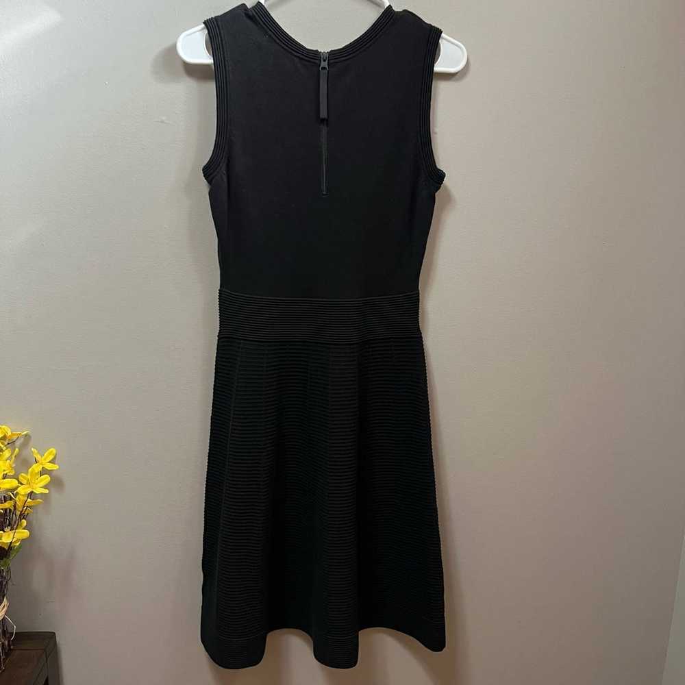 Boden Boden Black Fit And Flare Sleeveless Ribbed… - image 2