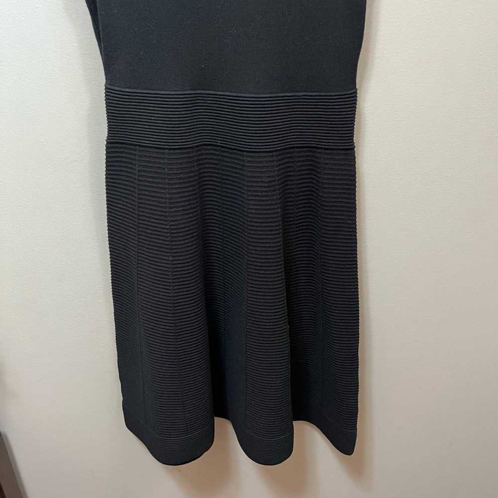 Boden Boden Black Fit And Flare Sleeveless Ribbed… - image 3
