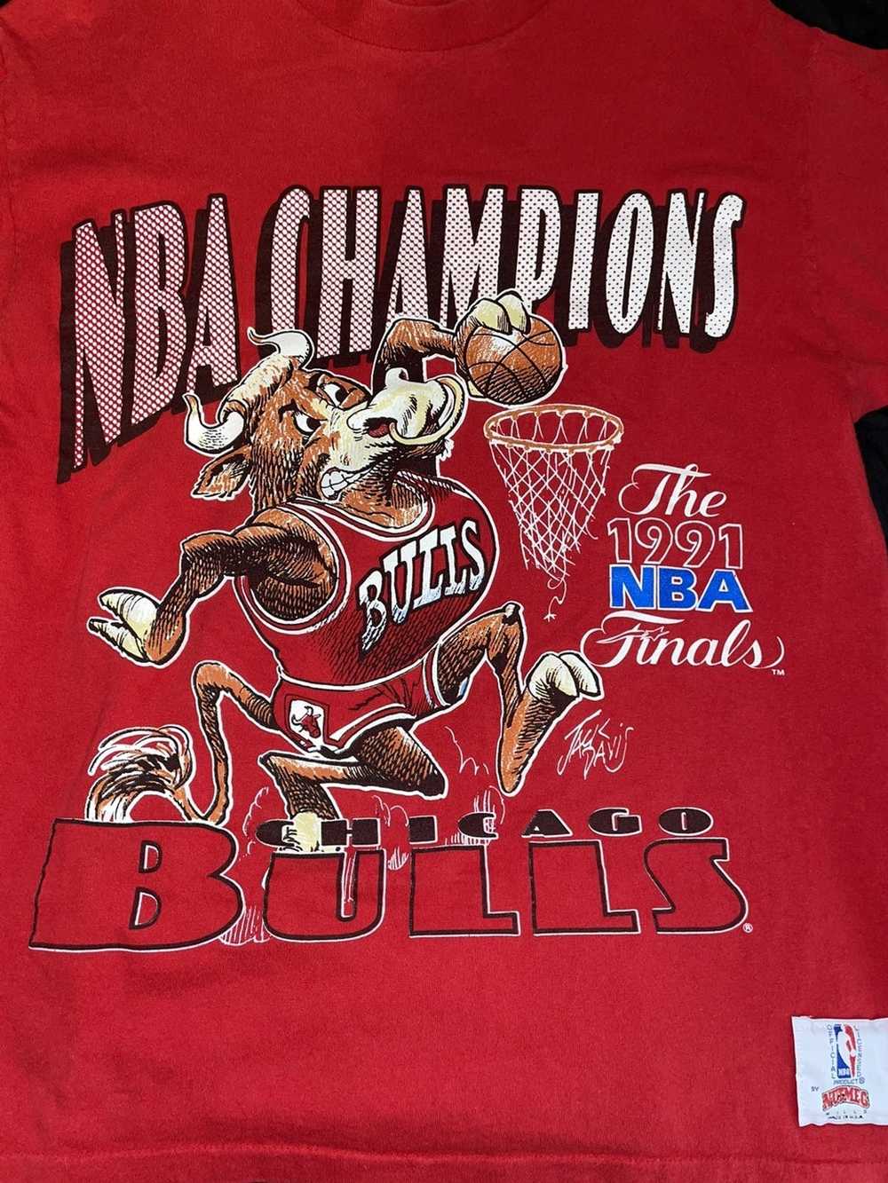 Nutmeg × Nutmeg Mills Vintage 1991 Chicago Bulls … - image 2