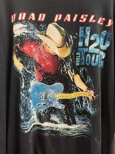 Band Tees Brad Paisley H20 World Tour Tshirt