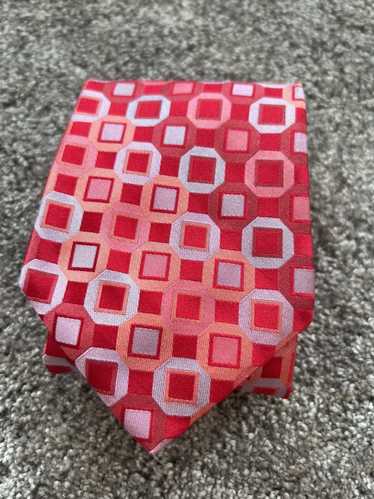 Ted Baker Ted Baker Red Square Patterned Tie