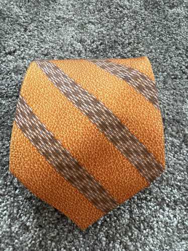 Bvlgari Bvlgari Orange Patterned Tie