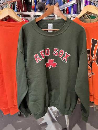 BOSTON RED SOX BIG LOGO UGLY CREW NECK SWEATER - CLARKtoys