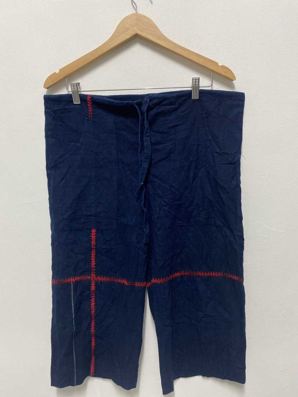 Handmade × Vintage Guatemala Indigo Shorts - image 1