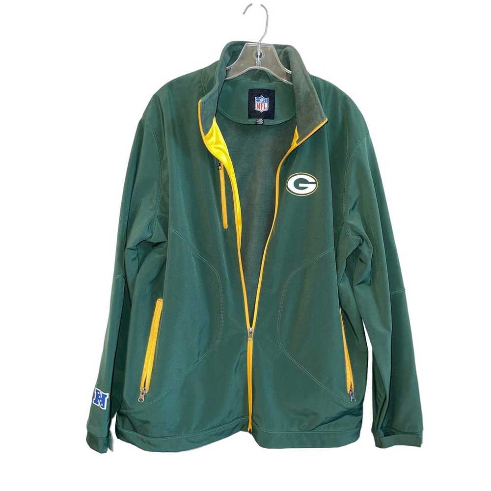 NFL NFL Green Bay Packers Jacket Softshell Sz Lar… - image 1